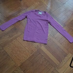 Girl’s Purple Long Sleeve Tee by Mini Boden Sz 14